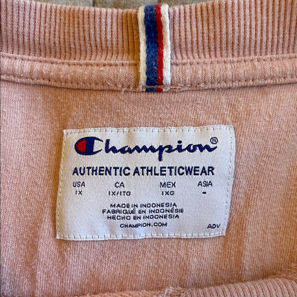 Champion Mauve Sweatshirt Size 1X - Picture 9 of 9
